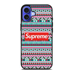 SUPREME AZTEC PATTERN iPhone 16 Case