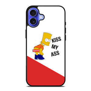SUPREME BART SIMPSON KISS MY ASS iPhone 16 Case SUPREME BART SIMPSON KISS MY ASS iPhone 16 Case