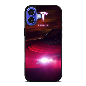 TESLA MOTORS RED CAR iPhone 16 Case TESLA MOTORS RED CAR iPhone 16 Case