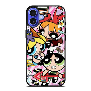 THE POWERPUFF GIRLS COLLAGE iPhone 16 Case THE POWERPUFF GIRLS COLLAGE iPhone 16 Case