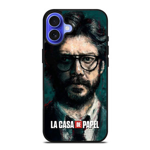THE PROFESSOR MONEY HEIST iPhone 16 Case THE PROFESSOR MONEY HEIST iPhone 16 Case