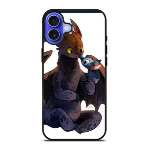 TOOTHLESS AND STITCH CARTOON 2 iPhone 16 Case