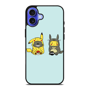 TOTORO X PIKACHU CARTOON iPhone 16 Case TOTORO X PIKACHU CARTOON iPhone 16 Case