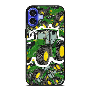 TRACTOR STICKER JOHN DEERE iPhone 16 Case TRACTOR STICKER JOHN DEERE iPhone 16 Case