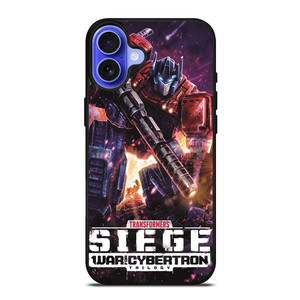 TRANSFORMERS WAR FOR CYBERTRON POSTER iPhone 16 Case