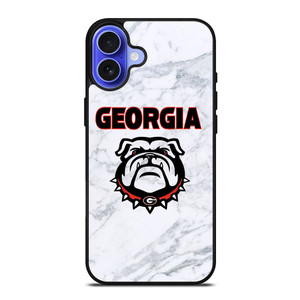 UGA GEORGIA BULLDOGS MARBLE LOGO iPhone 16 Case UGA GEORGIA BULLDOGS MARBLE LOGO iPhone 16 Case