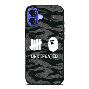 UNDEFEATED X BAPE LOGO iPhone 16 Case
