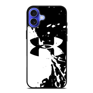 UNDER ARMOUR LOGO BLACK AND WHITE iPhone 16 Case