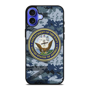 US NAVY CAMO LOGO iPhone 16 Case US NAVY CAMO LOGO iPhone 16 Case