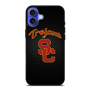 USC TROJANS RUSTY METAL LOGO iPhone 16 Case USC TROJANS RUSTY METAL LOGO iPhone 16 Case