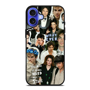 VAMPIRE DIARIES IAN SOMERHALDER COLLAGE iPhone 16 Case VAMPIRE DIARIES IAN SOMERHALDER COLLAGE iPhone 16 Case