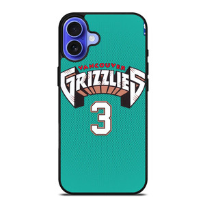VANCOUVER GRIZZLIES 3 JERSEY iPhone 16 Case VANCOUVER GRIZZLIES 3 JERSEY iPhone 16 Case