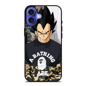 VEGETA CAMO BAPE SUPREME iPhone 16 Case