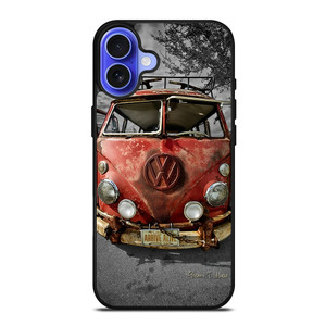 VW VOLKSWAGEN VAN RUSTY iPhone 16 Case