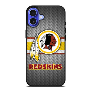 WASHINGTON REDSKINS EMBLEM CARBON iPhone 16 Case WASHINGTON REDSKINS EMBLEM CARBON iPhone 16 Case