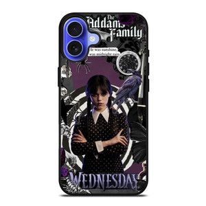 WEDNESDAY ADDAMS FAMILY SERIES iPhone 16 Case WEDNESDAY ADDAMS FAMILY SERIES iPhone 16 Case