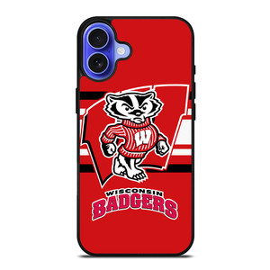 WISCONSIN BADGER SYMBOL iPhone 16 Case