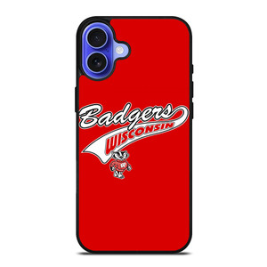 WISCONSIN BADGERS FOOTBALL SYMBOL iPhone 16 Case WISCONSIN BADGERS FOOTBALL SYMBOL iPhone 16 Case