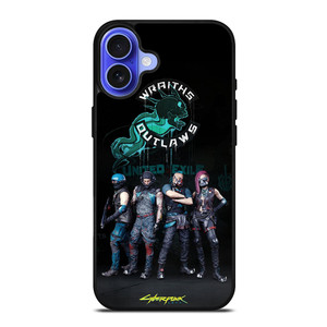 WRAITHS OUTLAWS CYBERPUNK 2077 iPhone 16 Case WRAITHS OUTLAWS CYBERPUNK 2077 iPhone 16 Case