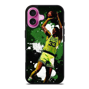 LARRY BIRD BOSTON CELTICS ART iPhone 16 Plus Case