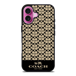 LOGO COACH NEW YORK iPhone 16 Plus Case LOGO COACH NEW YORK iPhone 16 Plus Case