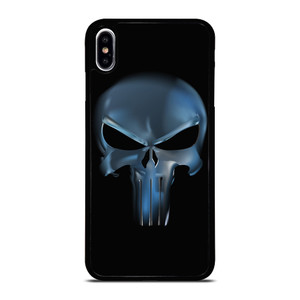THE PUNISHER SKULL METAL LOGO iPhone XS Max Case