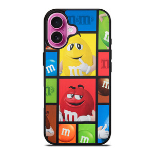 M&M'S CANDIES MASCOT COLLAGE iPhone 16 Plus Case