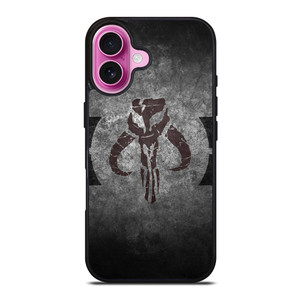 MANDALORIAN STAR WARS HEAD EMBLEM iPhone 16 Plus Case MANDALORIAN STAR WARS HEAD EMBLEM iPhone 16 Plus Case