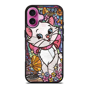 MARIE THE ARISTOCATS CAT STENED GLASS iPhone 16 Plus Case