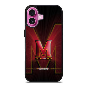 MARYLAND TERRAPINS FOOTBALL LOGO iPhone 16 Plus Case