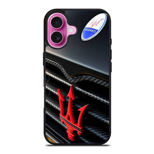 MASERATI CARBON GRILL iPhone 16 Plus Case