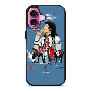 MICHAEL JACKSON CARTOON iPhone 16 Plus Case
