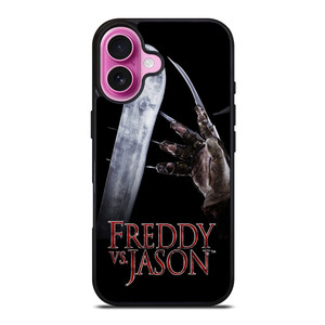 MICHAEL MYERS VS JASON LOGO iPhone 16 Plus Case