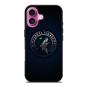 MINNESOTA TIMBERWOLVES BLUE CARBON iPhone 16 Plus Case