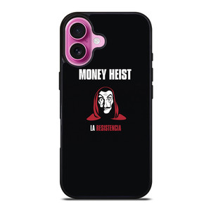 MONEY HEIST LA RESISTENCIA iPhone 16 Plus Case MONEY HEIST LA RESISTENCIA iPhone 16 Plus Case