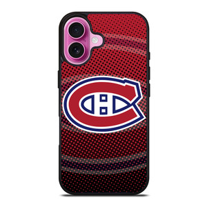 MONTREAL CANADIENS HALFTONE LOGO iPhone 16 Plus Case