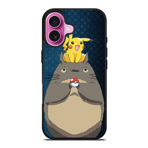 MY NEIGHBOR TOTORO X POKEMON PIKACHU iPhone 16 Plus Case MY NEIGHBOR TOTORO X POKEMON PIKACHU iPhone 16 Plus Case