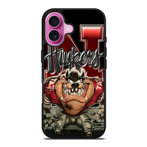 NEBRASKA CORNUSKERS TAZ iPhone 16 Plus Case NEBRASKA CORNUSKERS TAZ iPhone 16 Plus Case