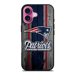 NEW ENGLAND PATRIOTS WOODEN LOGO iPhone 16 Plus Case NEW ENGLAND PATRIOTS WOODEN LOGO iPhone 16 Plus Case