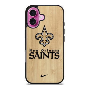 NEW ORLEANS SAINTS NIKE WOOD iPhone 16 Plus Case