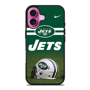 NEW YORK JETS NFL HELMET iPhone 16 Plus Case