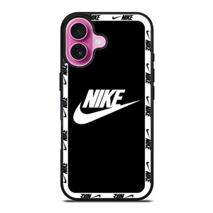 NIKE SWOOSH ROUND BLACK iPhone 16 Plus Case NIKE SWOOSH ROUND BLACK iPhone 16 Plus Case