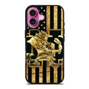 NOTRE DAME FOOTBALL USA FLAG iPhone 16 Plus Case NOTRE DAME FOOTBALL USA FLAG iPhone 16 Plus Case