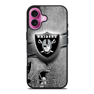 OAKLAND RAIDERS NFL LOGO iPhone 16 Plus Case