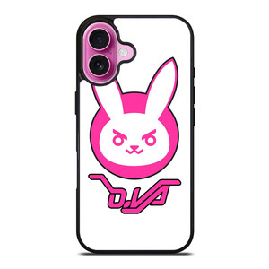 OVERWATCH D.VA SYMBOL iPhone 16 Plus Case OVERWATCH D.VA SYMBOL iPhone 16 Plus Case