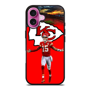 PATRICK MAHOMES KC CHIEFS LOGO iPhone 16 Plus Case PATRICK MAHOMES KC CHIEFS LOGO iPhone 16 Plus Case