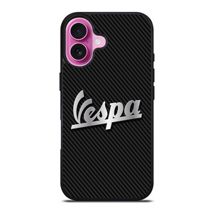 PIAGGIO VESPA METAL CARBON LOGO iPhone 16 Plus Case PIAGGIO VESPA METAL CARBON LOGO iPhone 16 Plus Case