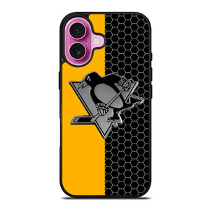 PITTSBURGH PENGUINS NHL TEAM iPhone 16 Plus Case PITTSBURGH PENGUINS NHL TEAM iPhone 16 Plus Case