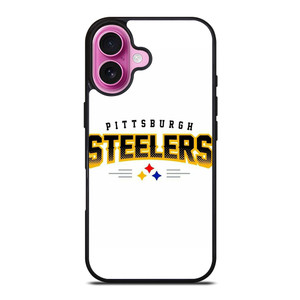PITTSBURGH STEELERS WHITE WALL iPhone 16 Plus Case PITTSBURGH STEELERS WHITE WALL iPhone 16 Plus Case