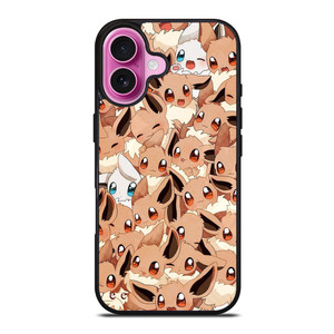 POKEMON EEVEE COLLAGE iPhone 16 Plus Case POKEMON EEVEE COLLAGE iPhone 16 Plus Case